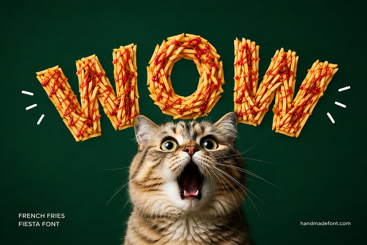 French Fries Fiesta Font