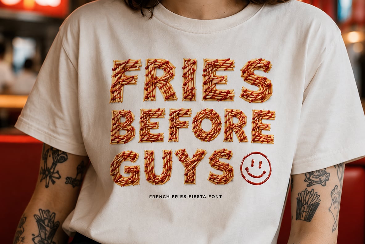 French Fries Fiesta Font