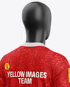 Full Soccer Kit Mockup - Back Half Side View