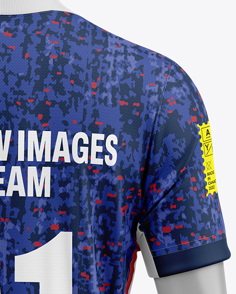 Full Soccer Kit Mockup - Back View