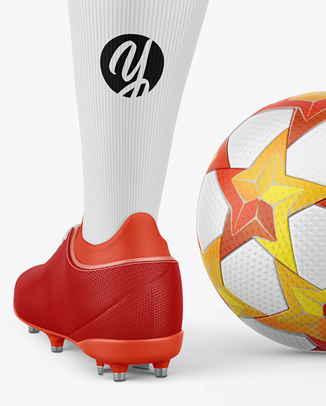 Full Soccer Kit Mockup - Back View