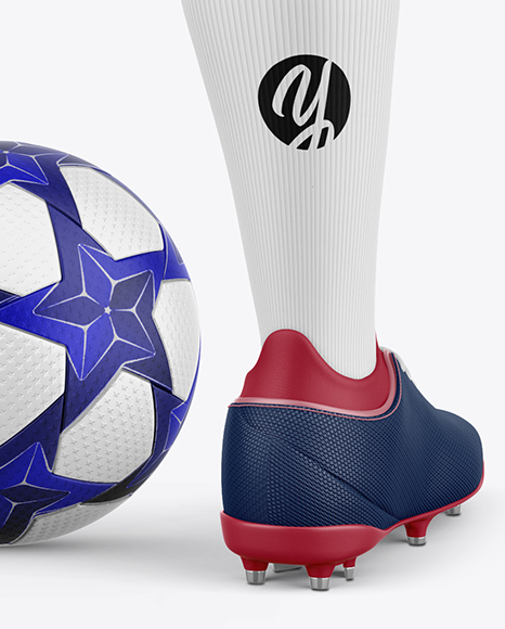 Full Soccer Kit Mockup - Back View