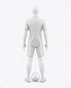 Full Soccer Kit Mockup - Back View