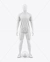 Full Soccer Kit Mockup - Front View