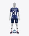 Full Soccer Kit Mockup - Front View