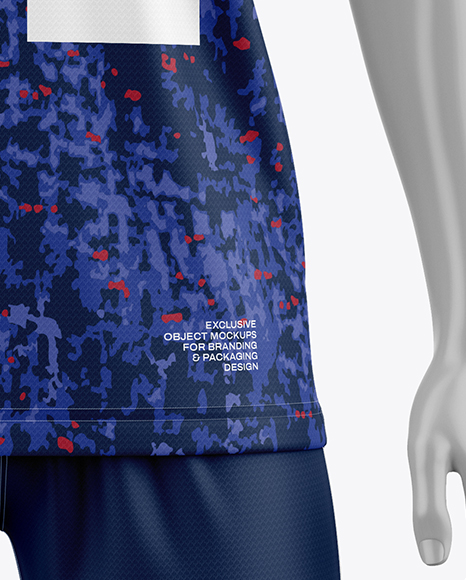 Full Soccer Kit Mockup - Front View