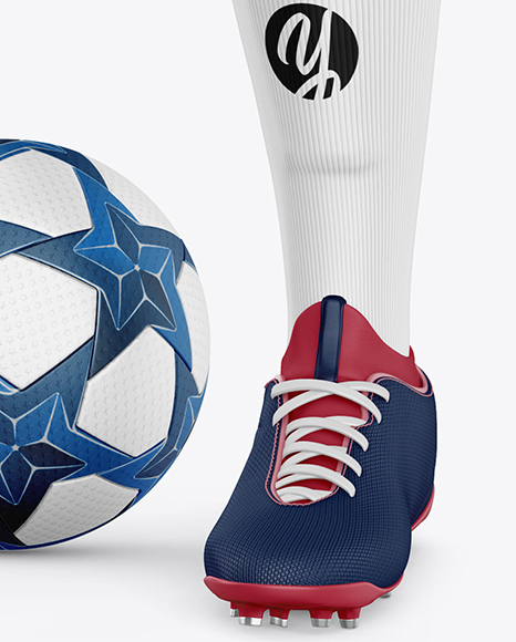 Full Soccer Kit Mockup - Half Side View