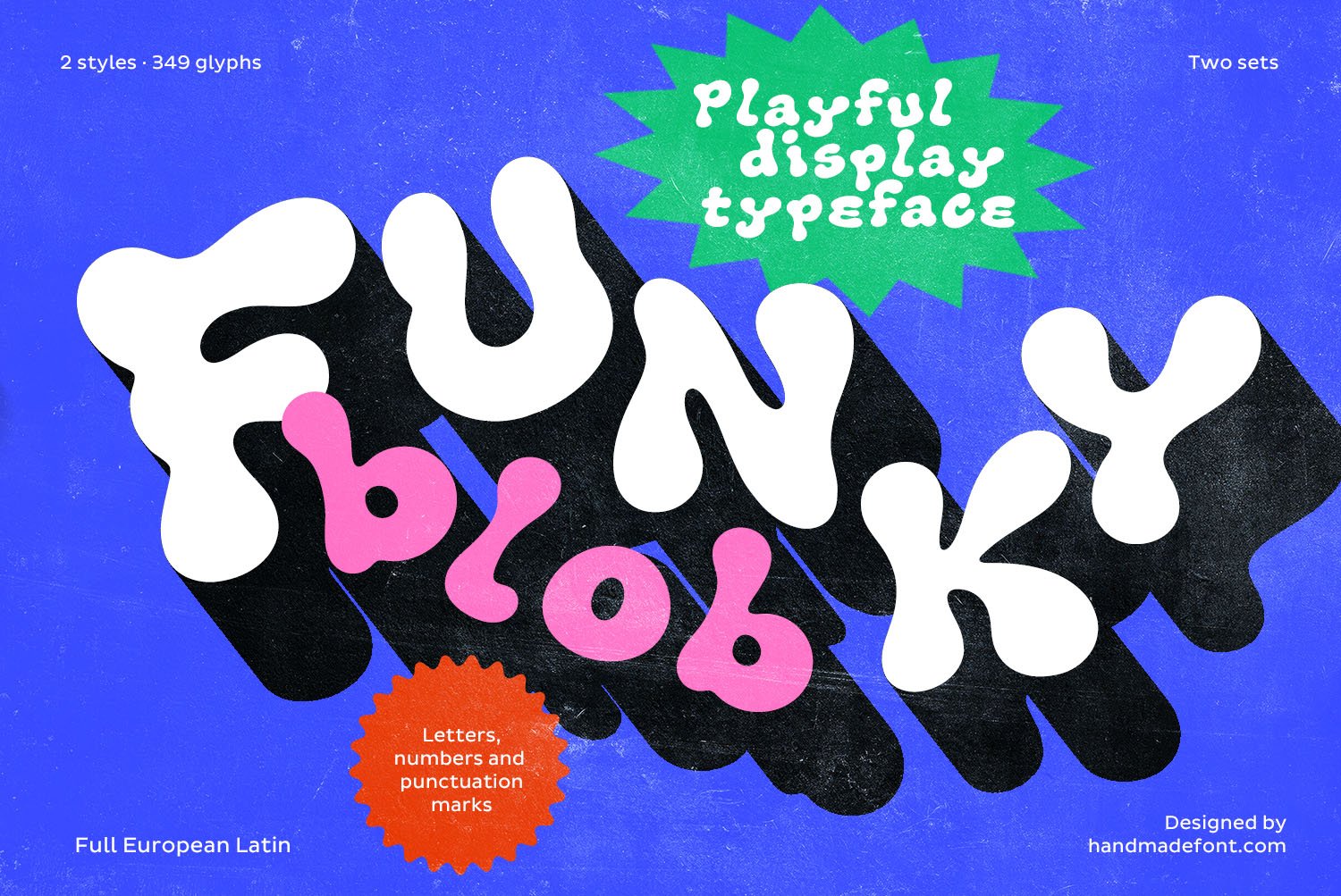 Funky Blob Font