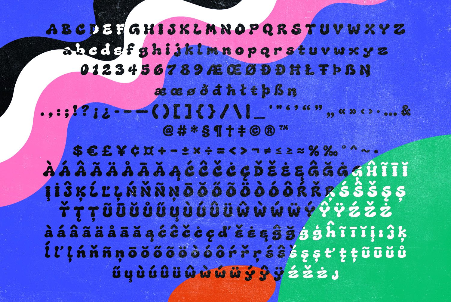 Funky Blob Font