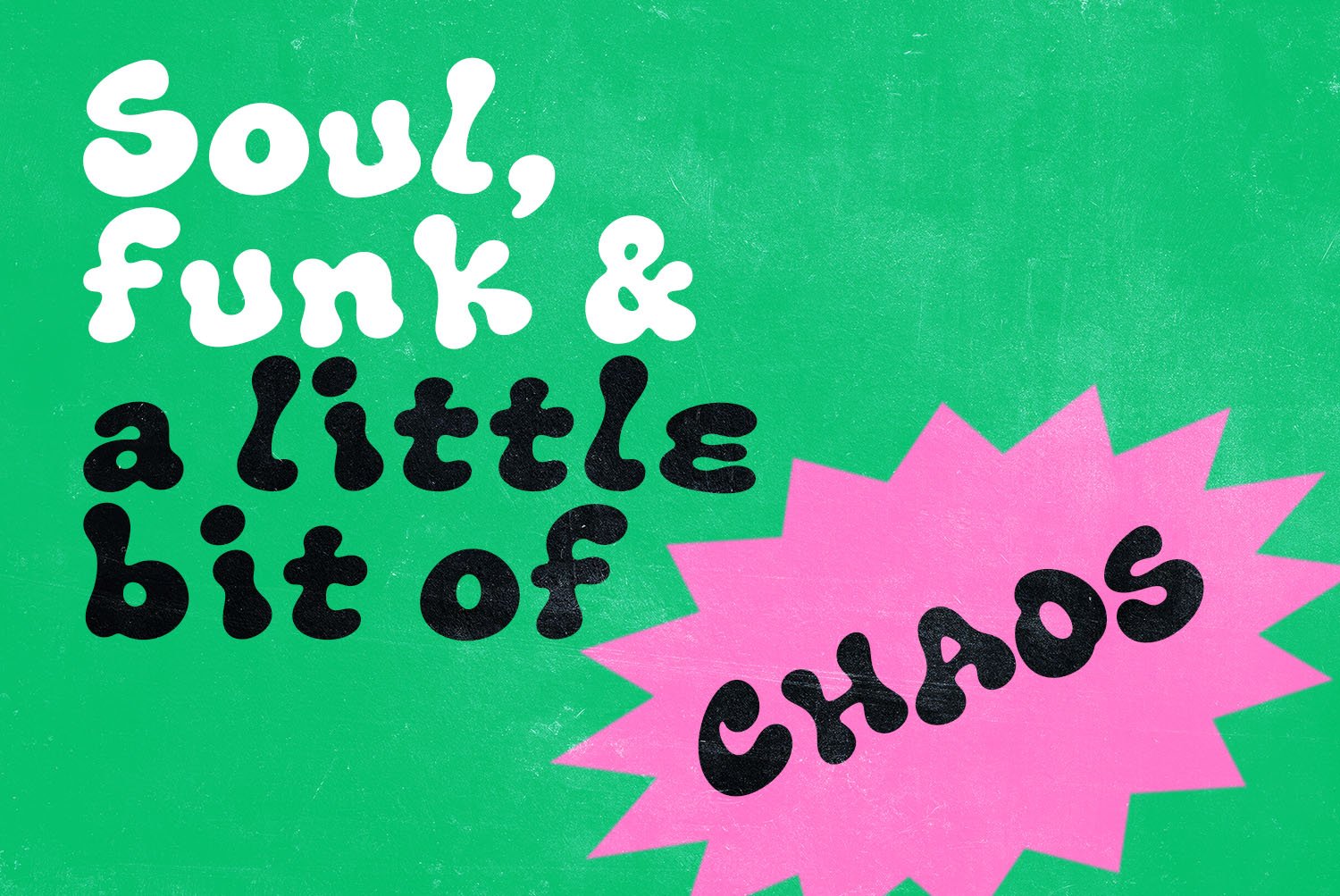 Funky Blob Font