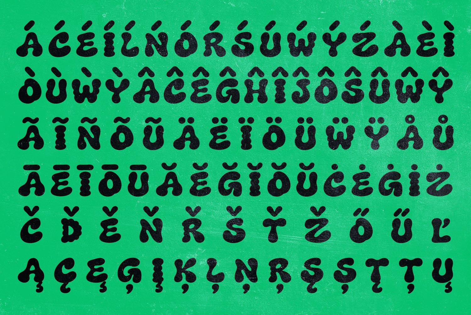 Funky Blob Font
