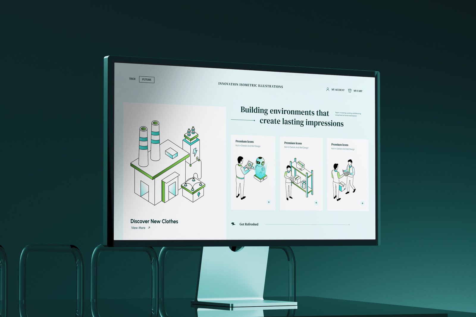 Future Tech and Innovation Isometric Illustrations Bundle