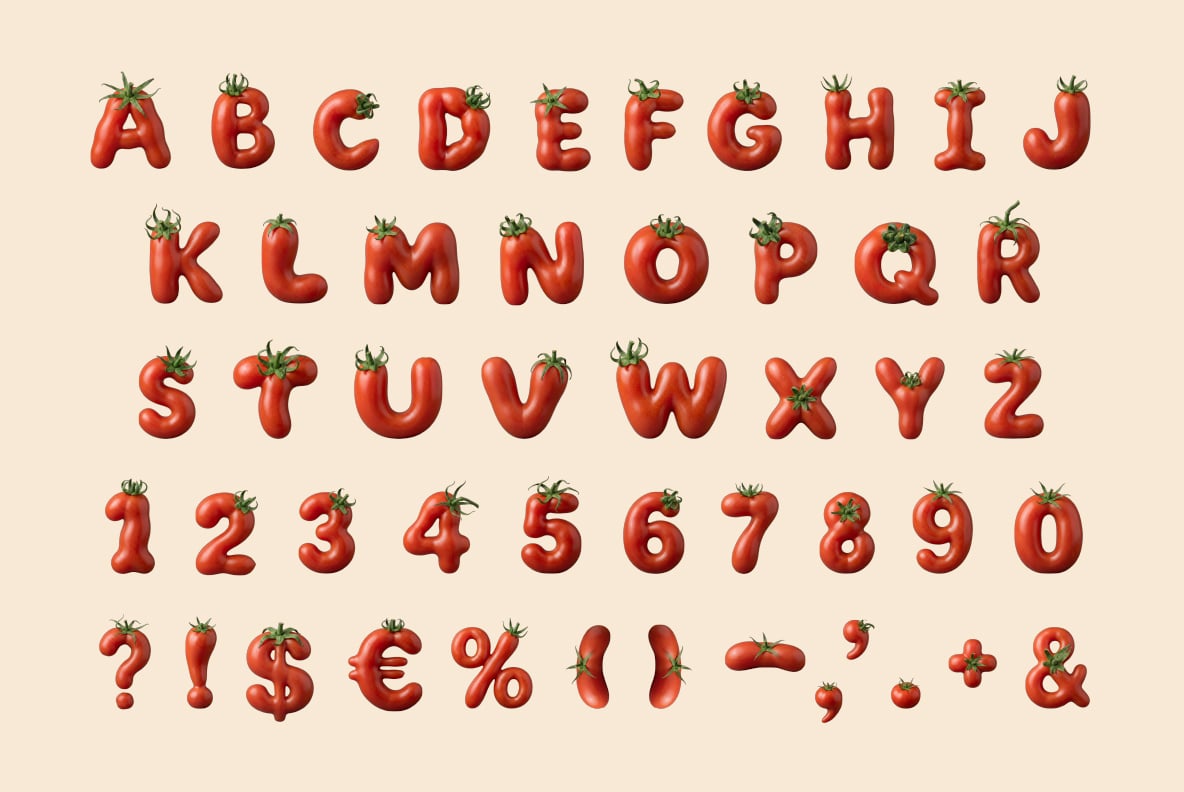 Garden Tomato Font