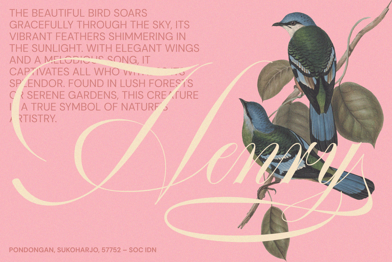 Gefuhatpin — Elegant Script Calligraphy Font