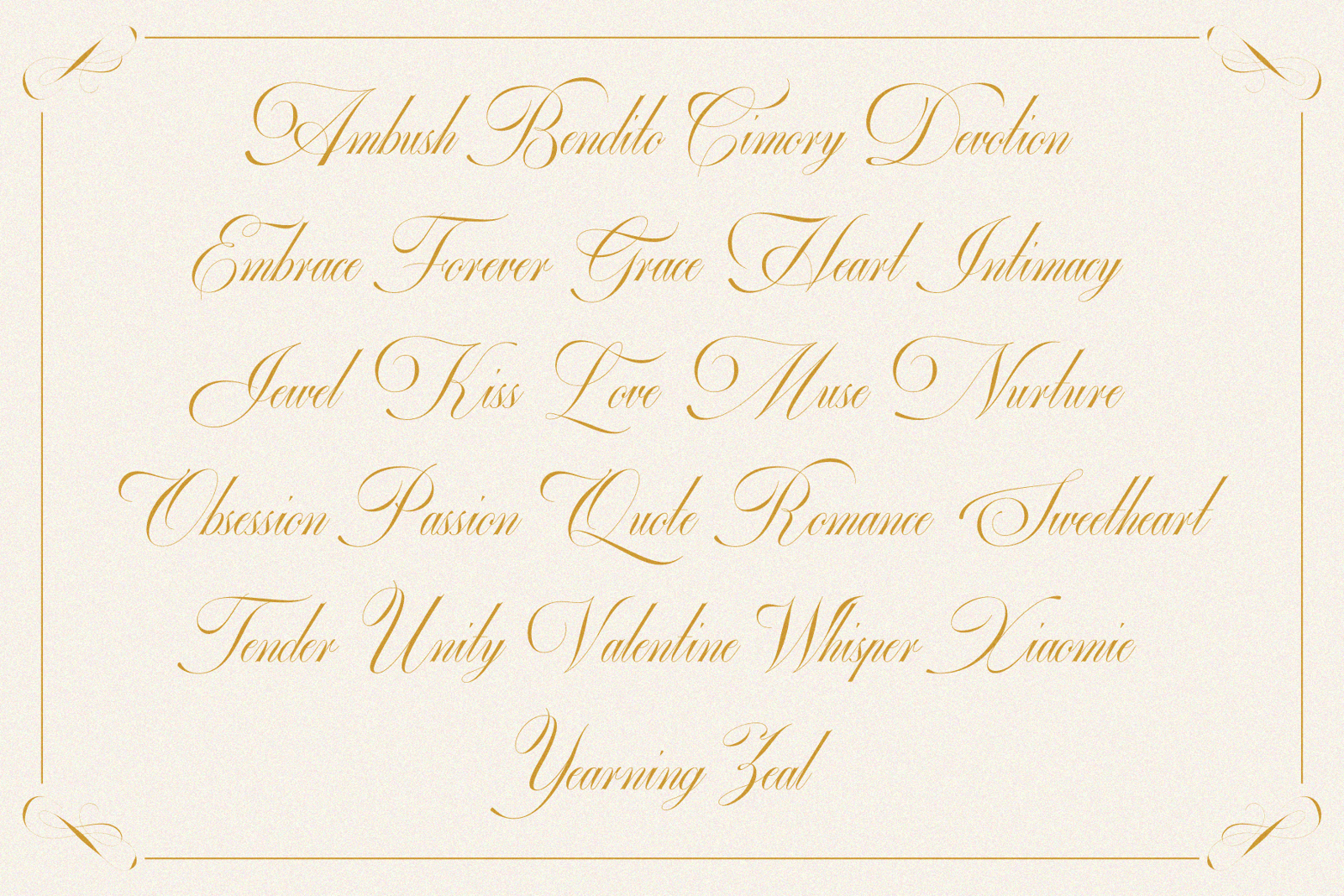 Gefuhatpin — Elegant Script Calligraphy Font