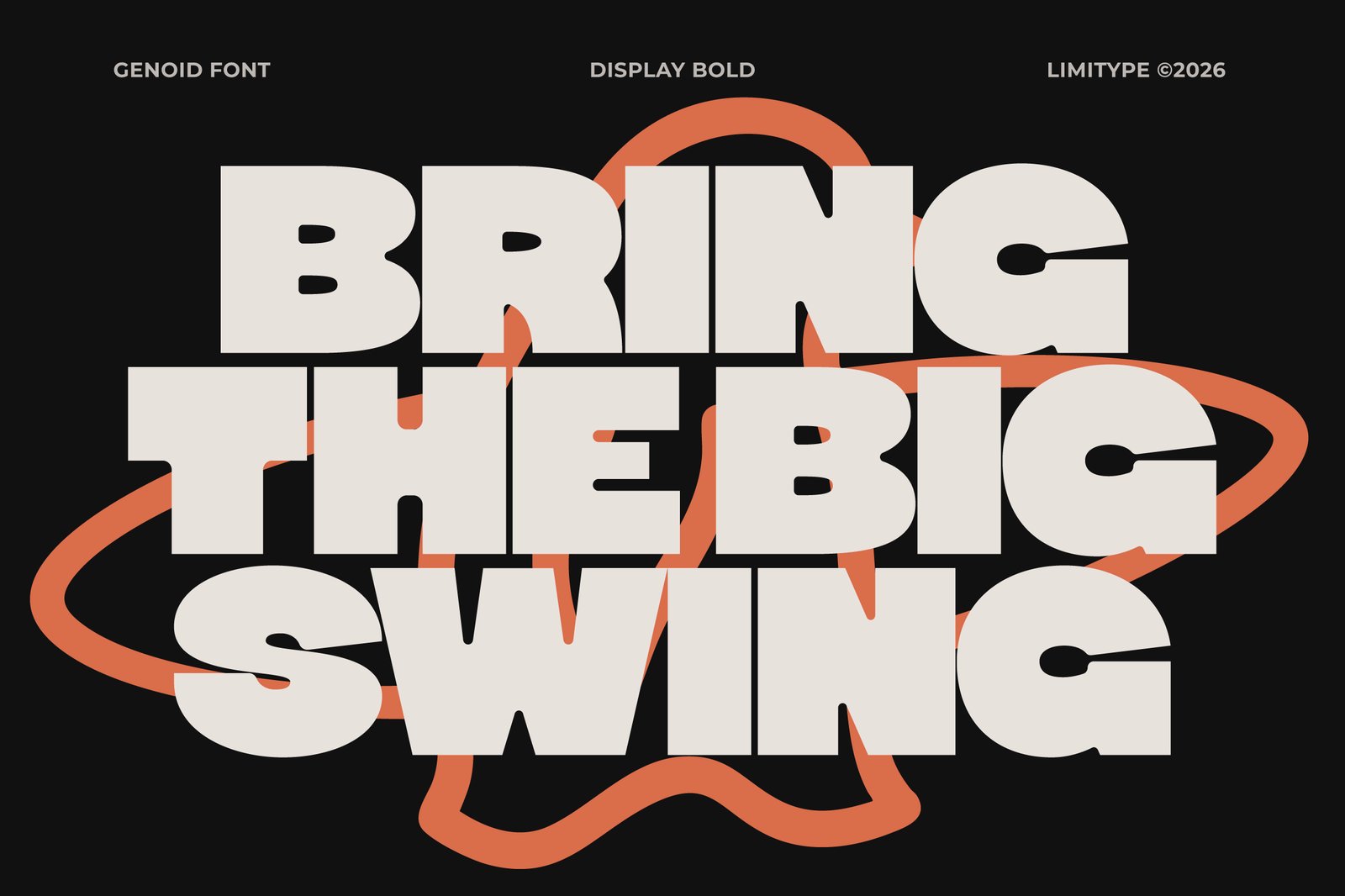 Genoid - Bold Display Font