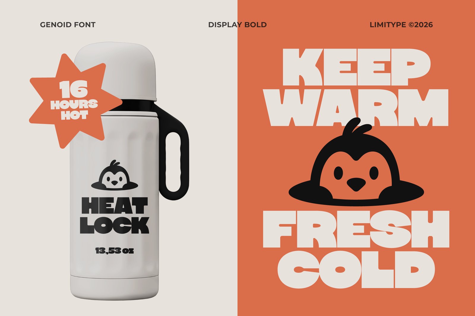 Genoid - Bold Display Font