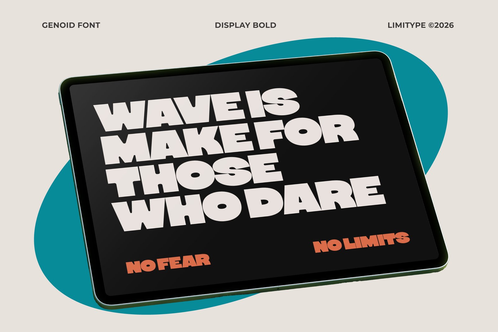 Genoid - Bold Display Font