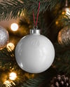 Glossy Christmas Ball Mockup