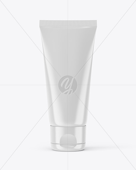 Glossy Cosmetic Tube Mockup