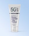 Glossy Cosmetic Tube Mockup