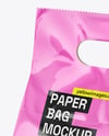 Glossy Food Bag Mockup