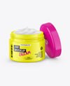 Glossy Jar W/ Cream Mockup