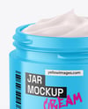 Glossy Jar W/ Cream Mockup