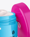 Glossy Jar W/ Cream Mockup