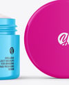 Glossy Jar W/ Cream Mockup