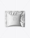 Glossy Metallic Sachet Mockup