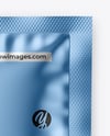 Glossy Metallic Sachet Mockup
