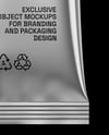 Glossy Metallic Sachet Mockup