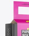 Glossy Paper Box in Sleeve Mockup
