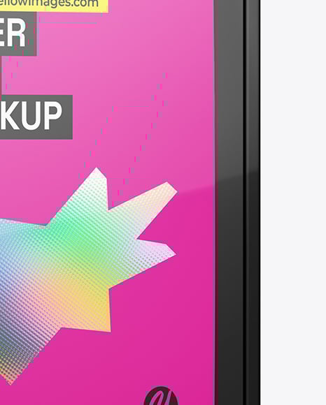 Glossy Paper Box in Sleeve Mockup