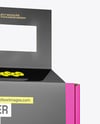 Glossy Paper Box in Sleeve Mockup