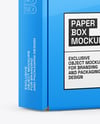 Glossy Paper Box in Sleeve Mockup