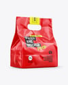 Glossy Food Bag Mockup