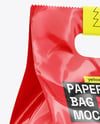 Glossy Food Bag Mockup