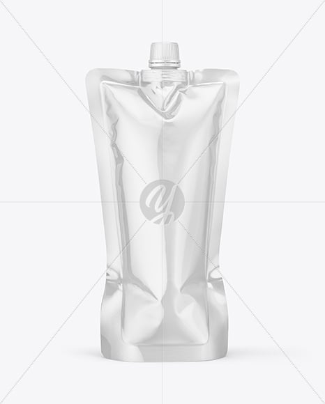 Glossy Plastic Doy Pack Mockup