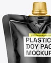 Glossy Plastic Doy Pack Mockup
