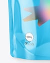 Glossy Plastic Pouch with Handle Mockup