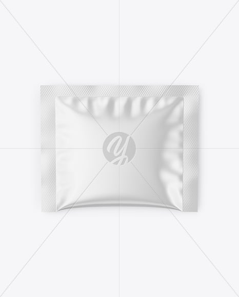 Glossy Sachet Mockup