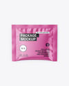 Glossy Sachet Mockup