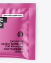 Glossy Sachet Mockup