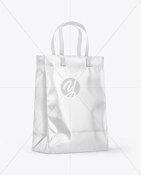 Glossy Shopping Bag Mockup