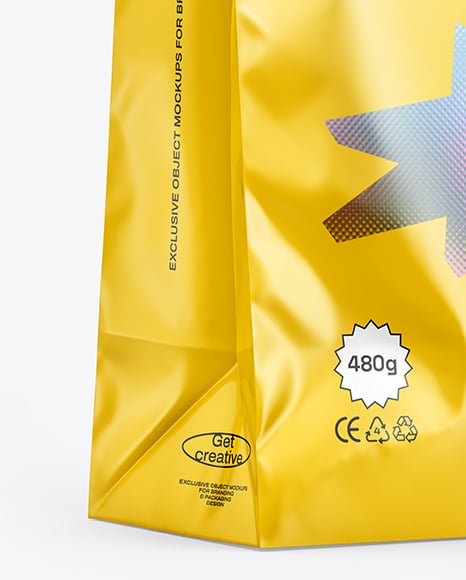 Glossy Shopping Bag Mockup