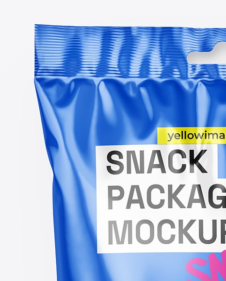 Glossy Snack Pack Mockup