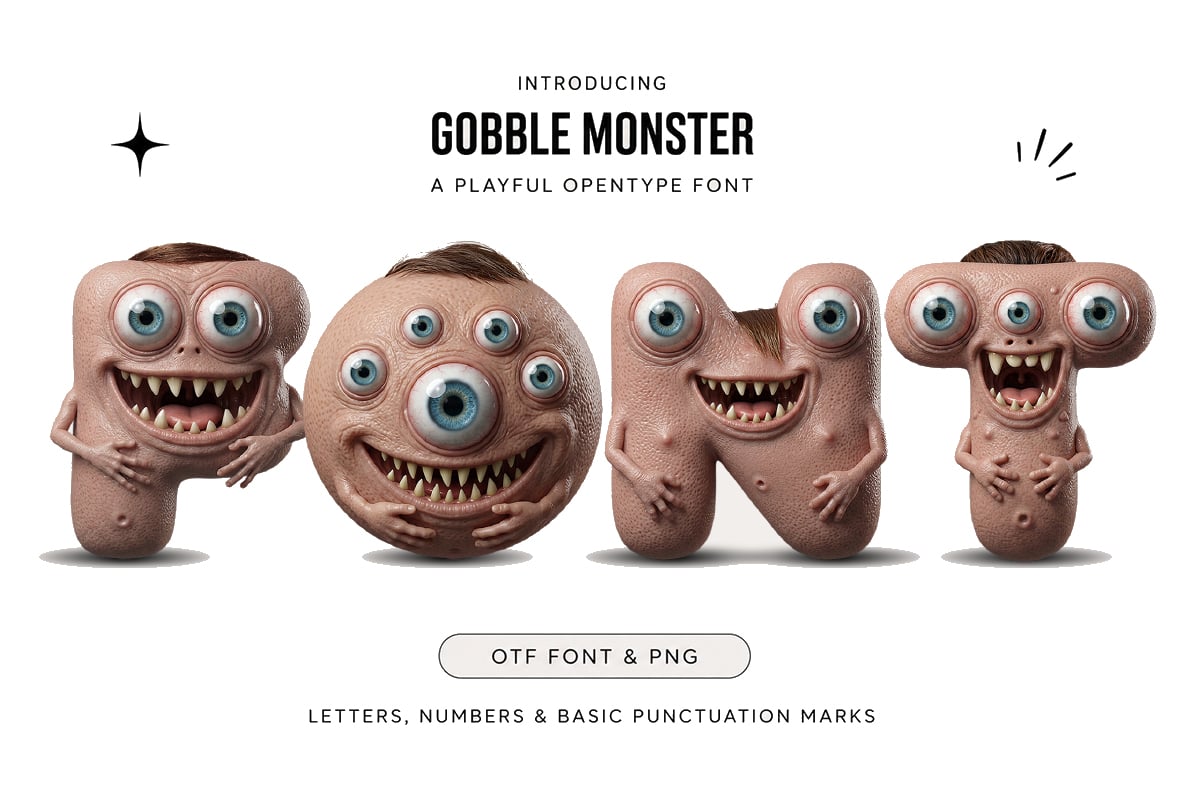 Gobble Monster Font