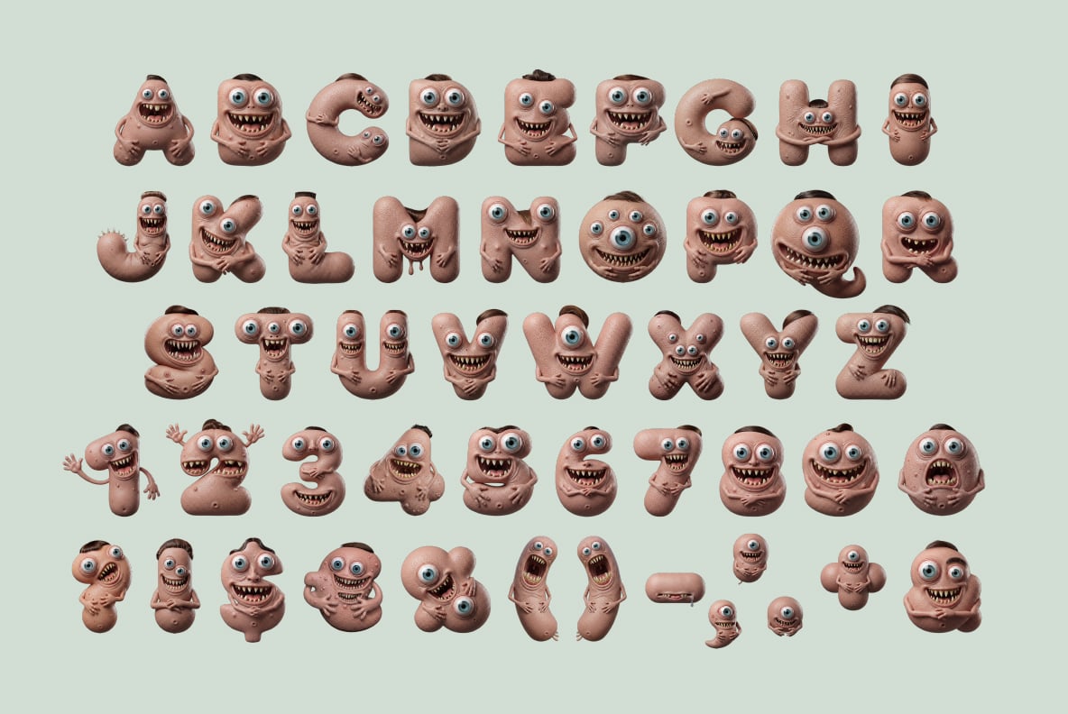 Gobble Monster Font